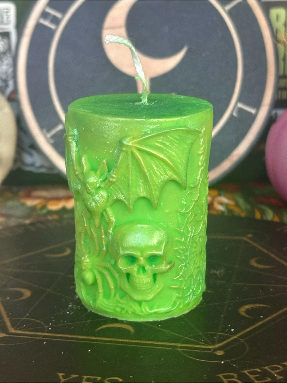 Handmade hand poured